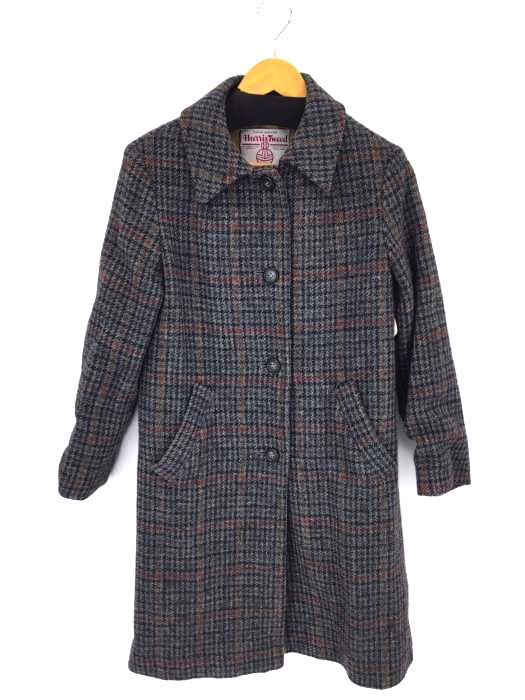 Harris Tweed（ハリスツイード） ウールステンカラーコート レディース アウター