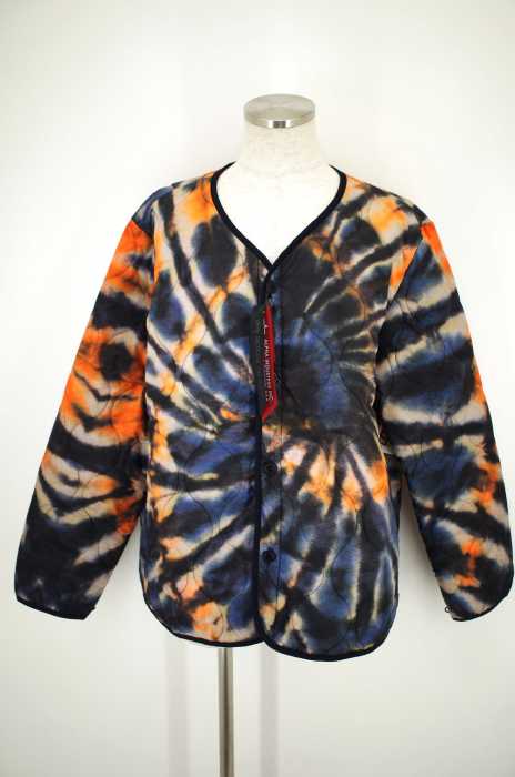 alpha×stussy(アルファ×ステューシー) Tie-Dye Quilt Liner Jacket メンズ アウター