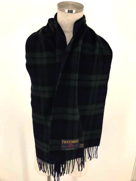 TWEEDMILL（ツイードミル） チェック柄マフラー メンズ ファッション雑貨