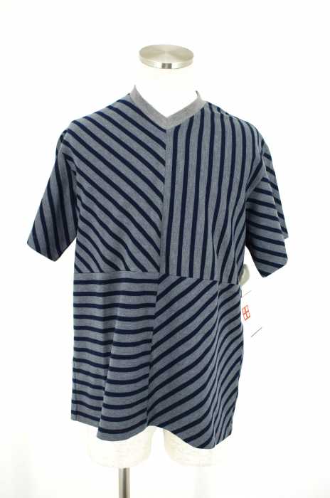 N.HOOLYWOOD （エヌハリウッド） 16SS VネックボーダーTシャツ メンズ トップス