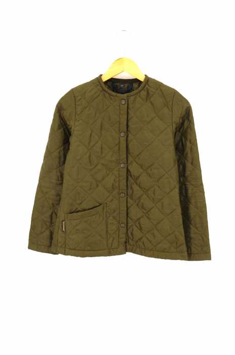 LAVENHAM (ラベンハム) ノーカラー キルティングジャケット レディース アウター