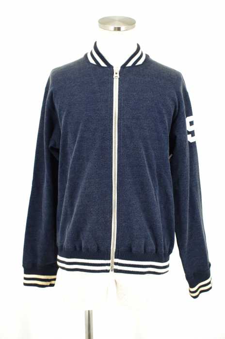 A BATHING APE （アベイシングエイプ） ブランドロゴ入りジップアップブルゾン メンズ アウター