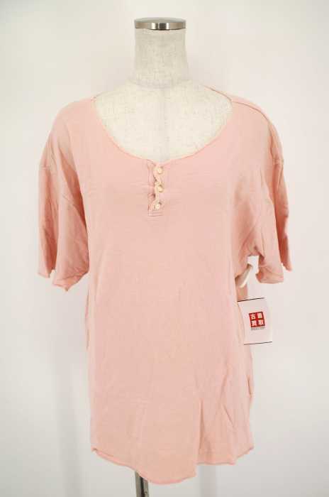 UNITED ARROWS （ユナイテッドアローズ） ノーカラーヘンリーネック半袖Tシャツ レディース トップス