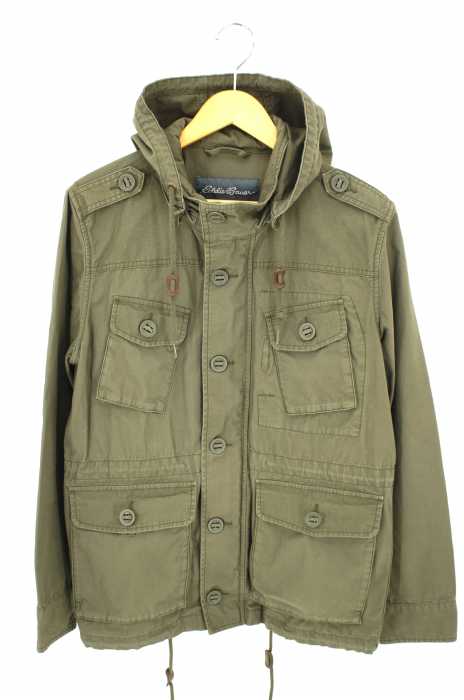 Eddie Bauer (エディーバウアー) ミリタリーフーデッドジャケット メンズ アウター