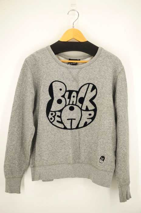 BEAMS T（ビームスティー） BLACK HUMOURS by Jody Barton  BLACK BEAR クルーネック スウェット メンズ トップス
