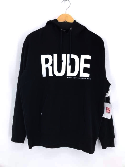 RUDE GALLERY（ルードギャラリー） ロゴプリント プルオーバーパーカー メンズ トップス