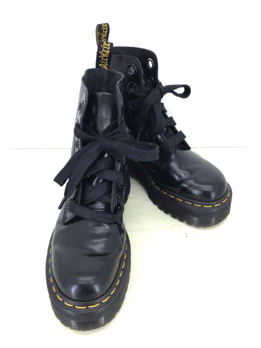 Dr.Martens（ドクターマーチン） MOLLY 6EYE BOOTS 6ホール厚底ブーツ レディース シューズ