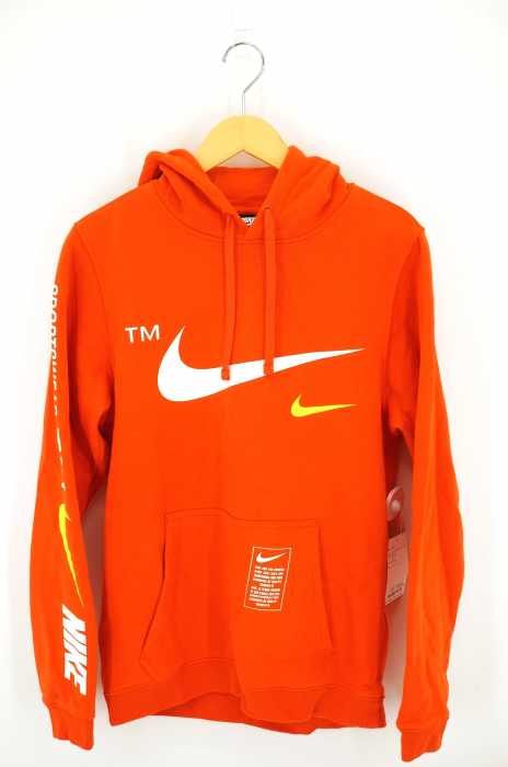 NIKE (ナイキ) ロゴプリント入りプルオーバーパーカー メンズ トップス
