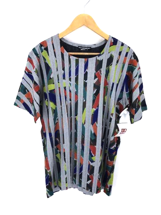 ISSEY MIYAKE MEN（イッセイミヤケメン） 柄プリーツクルーネックカットソー メンズ トップス