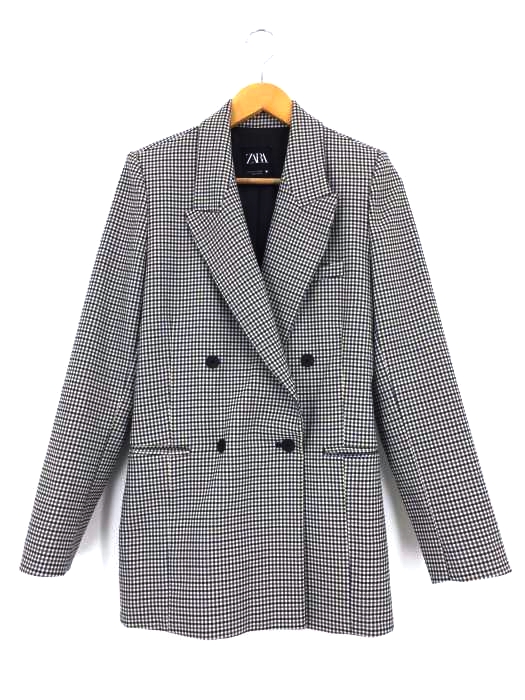 ZARA（ザラ） Check Tailored Blazer レディース アウター
