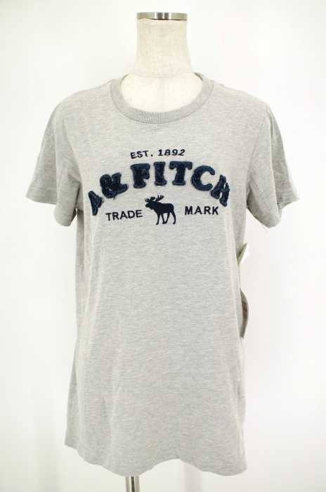 Abercrombie & Fitch （アバクロンビーアンドフィッチ） ワッペン付き半袖Tシャツ　 メンズ トップス