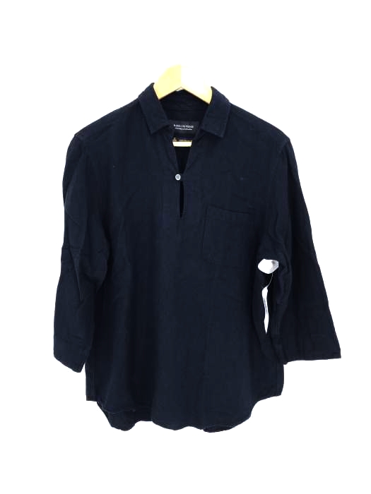 nano universe（ナノユニバース） 19SS HERDMAN LINEN リネンブレンドプルオーバーシャツ メンズ トップス