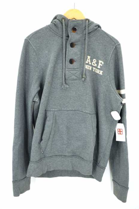 Abercrombie & Fitch（アバクロンビーアンドフィッチ） 刺繍入りパーカー メンズ トップス