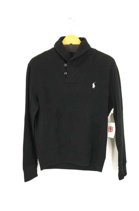 POLO RALPH LAUREN （ポロラルフローレン） 刺繍入り ショールカラー コットンニット メンズ トップス