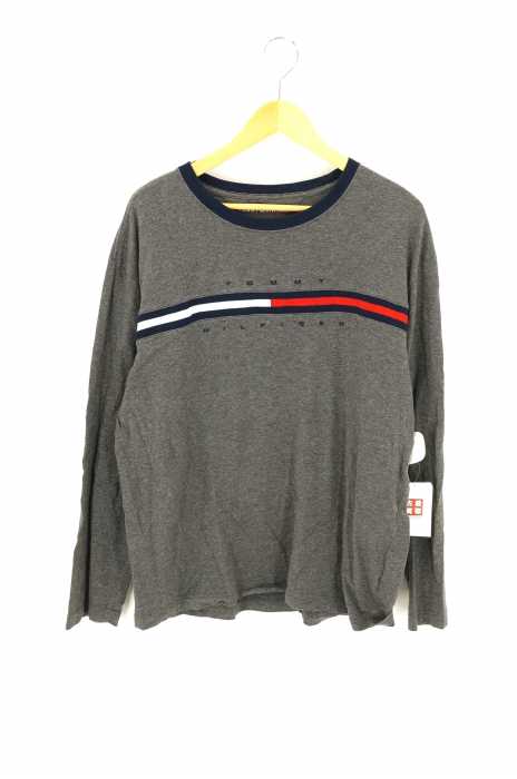 TOMMY HILFIGER （トミーヒルフィガー） Uネックロングスリーブカットソー メンズ トップス