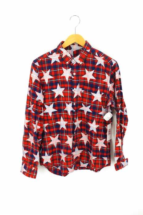 uniform experiment（ユニフォームエクスペリメント） COLAR CHART PANEL OXFORD B.D SHIRT メンズ トップス
