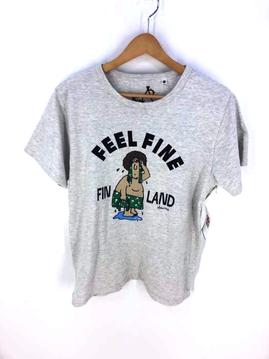 go slow caravan(ゴースローキャラバン) 真夏のおじさん 鹿の子Tシャツ メンズ トップス