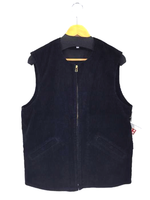Steven Alan（スティーブンアラン） BR/MS CORD ZIP VEST コーデュロイベスト メンズ トップス