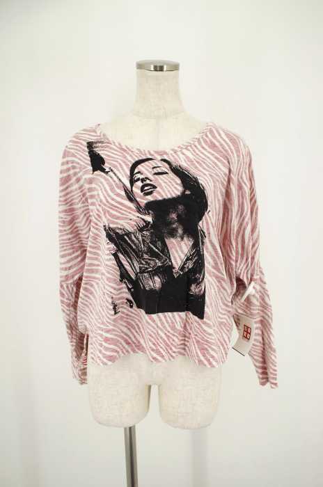 HYSTERIC GLAMOUR （ヒステリックグラマー） プリント入りドルマンカットソー レディース トップス