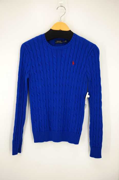 POLO RALPH LAUREN （ポロラルフローレン） 刺繍入り クルーネックニット レディース トップス