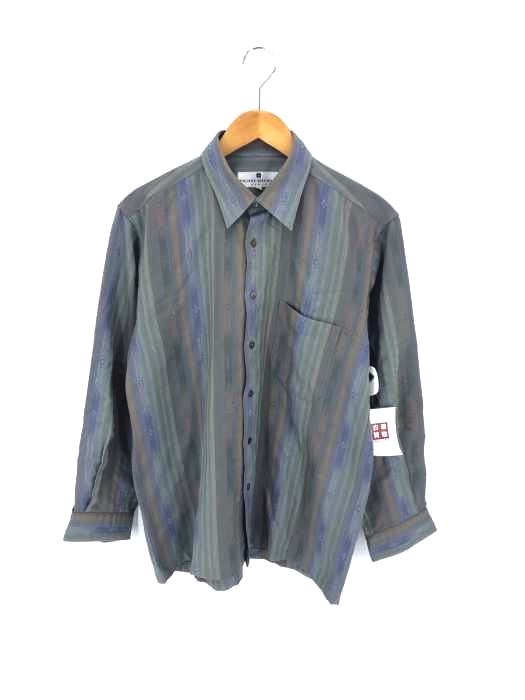 USED古着（ユーズドフルギ） 総柄ロングスリーブシャツ メンズ トップス