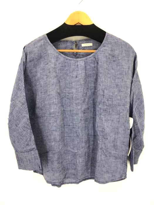 fog linen work（フォグリネンワーク） 長袖リネンブラウス レディース トップス