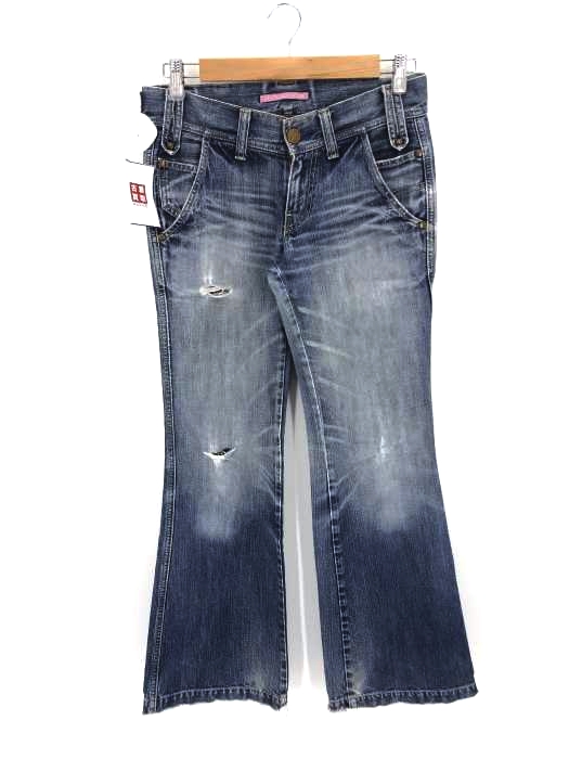 LEVIS LADY STYLE（リーバイスレディースタイル） ダメージ加工 フレアデニム レディース パンツ