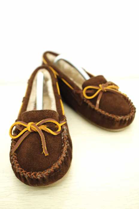Minnetonka (ミネトンカ) ボアモカシンシューズ レディース シューズ