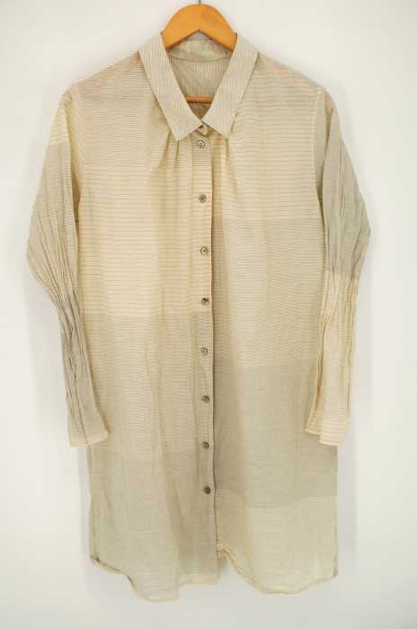 HaaT ISSEY MIYAKE (ハートイッセイミヤケ) リネン混シャツワンピース レディース ワンピース