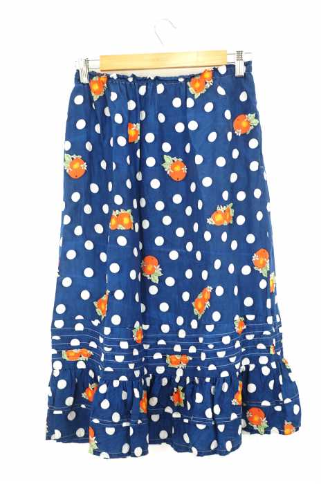 tricot COMME des GARCONS （トリココムデギャルソン） AD2010  裾フリル サテンフレアスカート レディース スカート