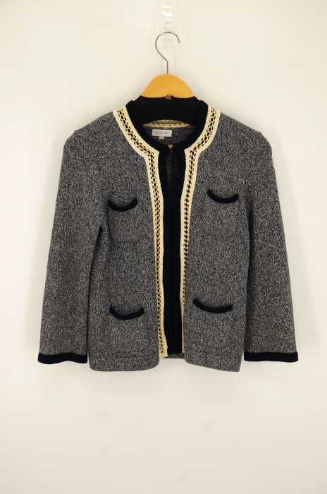 MACPHEE （マカフィー） デニム切替 ノーカラージャケット レディース アウター