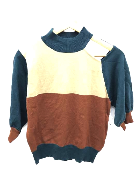 MURUA（ムルーア） カットショルダーパフニット レディース トップス