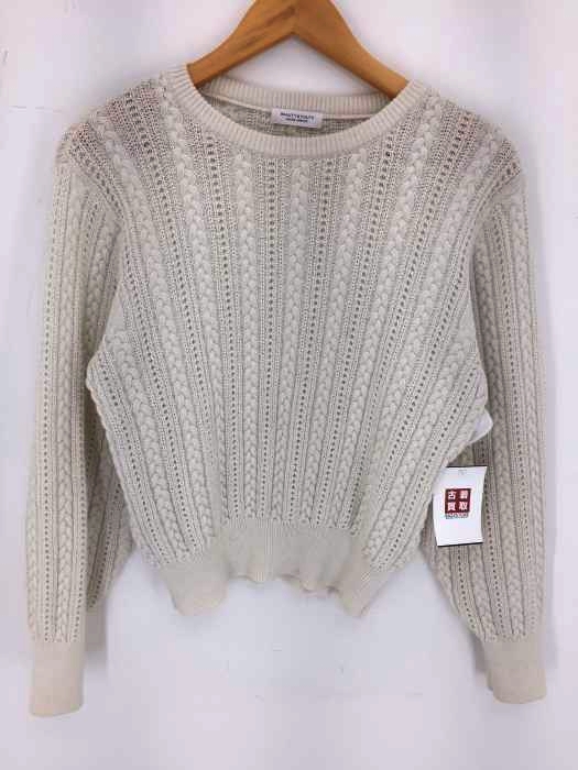 BEAUTY&YOUTH UNITED ARROWS(ビューティーアンドユースユナイテッドアローズ) 8ゲージケーブルボリュームスリーブニット レディース トップス