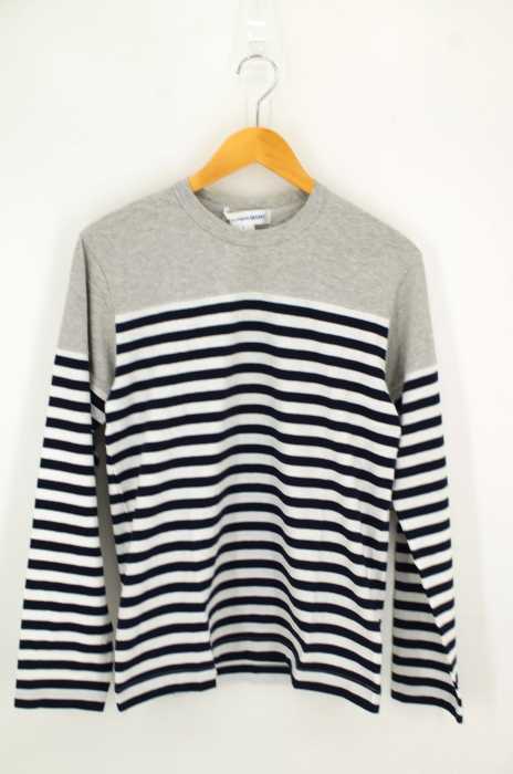 COMME des GARCONS SHIRT (コムデギャルソンシャツ) 切替ボーダー柄トップス メンズ トップス