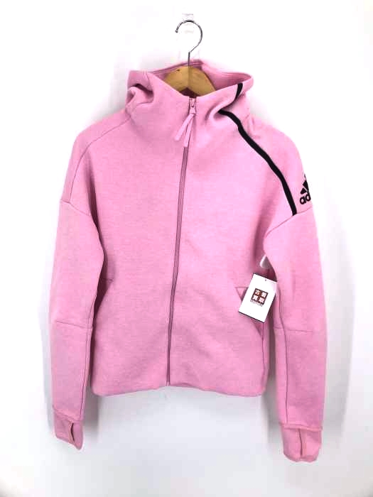 adidas（アディダス） ファストリリース ジップアップ フーディー レディース トップス