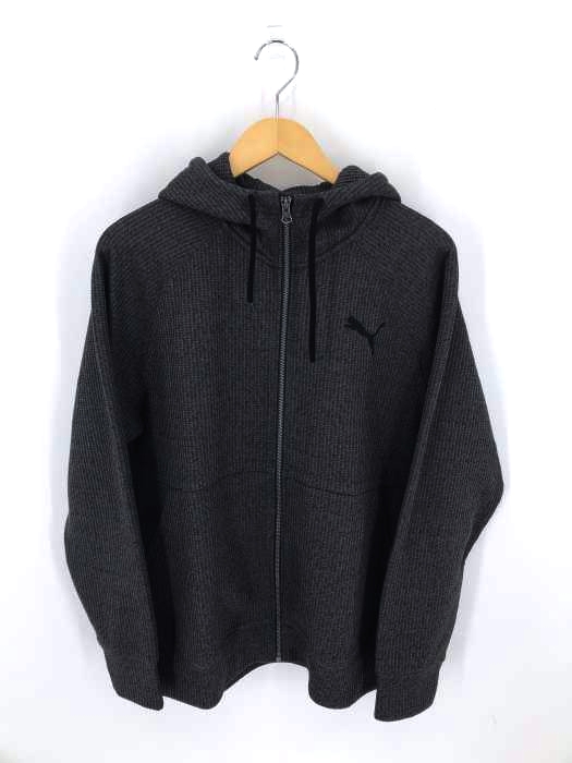 PUMA（プーマ） フーデッドニットジャケット ジップアップパーカー メンズ トップス