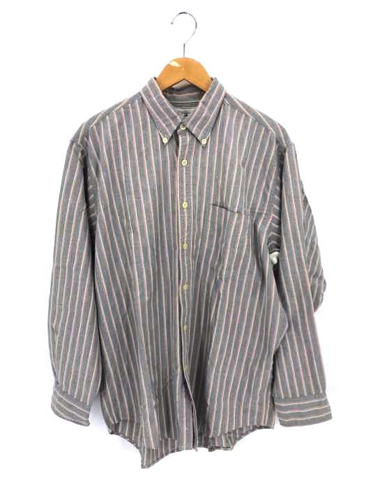 J.CREW（ジェイクルー） ストライプ柄ボタンダウンシャツ長袖ロングスリーブ メンズ トップス