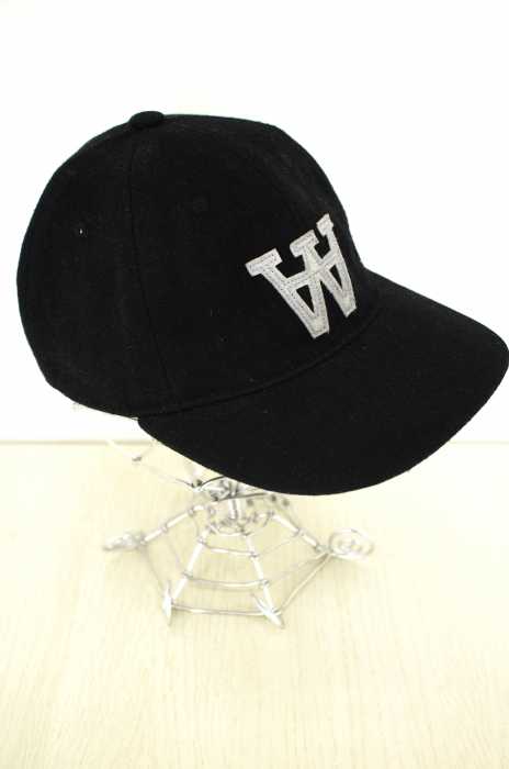 WOOD WOOD （ウッドウッド） イニシャルロゴ入りキャップ メンズ 帽子