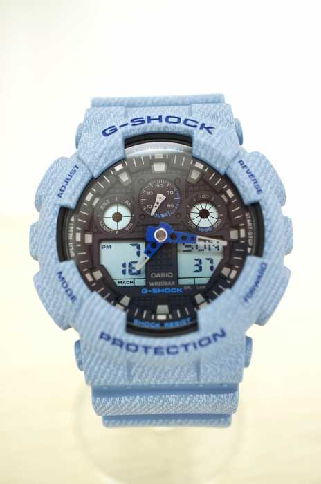 CASIO （カシオ） GA-100DE　G-SHOCK ジーショック デニムドカラー　腕時計 メンズ ファッション雑貨