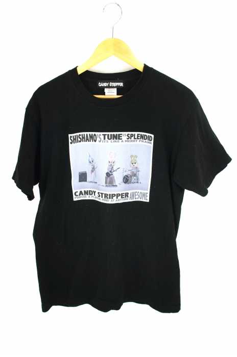 Candy Stripper （キャンディストリッパー） SHISHAMO コラボTシャツ レディース トップス