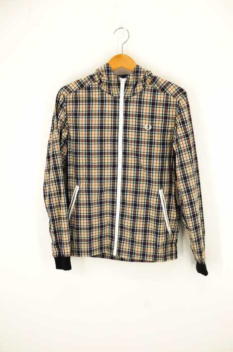 FRED PERRY （フレッドペリー） チェック柄 ジップアップパーカー メンズ トップス