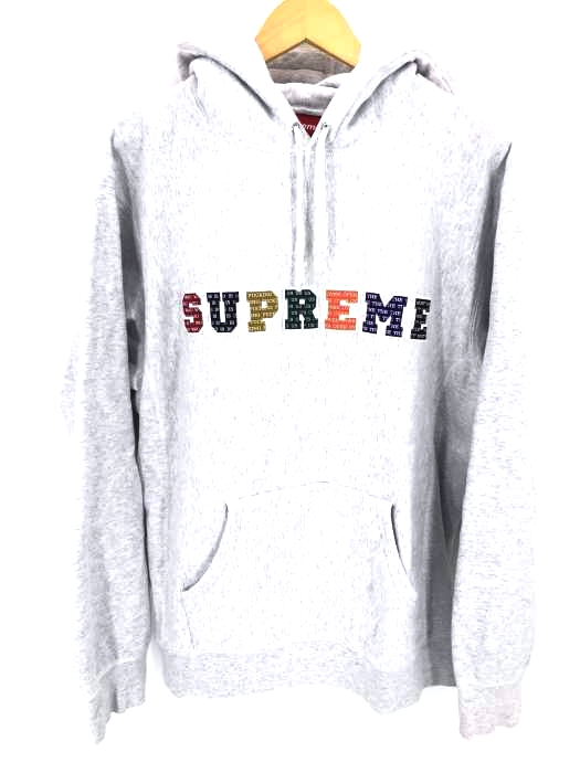 Supreme（シュプリーム） メッセージロゴ柄カレッジロゴワッペンスウェットパーカー The Most Hooded Sweatshirt メンズ トップス