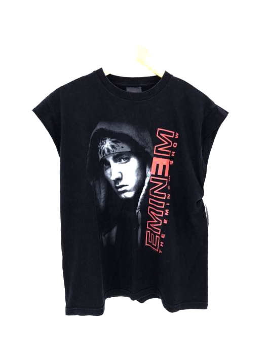 SHOOT（シュート） 2003 EMINEM エミネム カットオフバンドTシャツ メンズ トップス