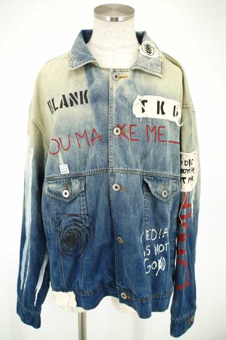 slightly numb (スライトリーナム) BLANK DENIM JACKET メンズ  