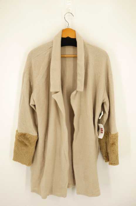 ZARA trafaluc（ザラトラファルック） ファー切替 コーディガン レディース トップス