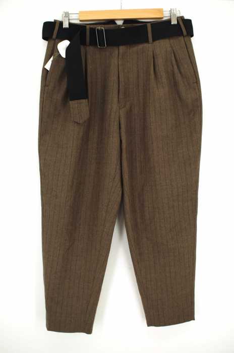 Jieda （ジエダ） 2TUCK TAPERED WOOL PANTS メンズ パンツ