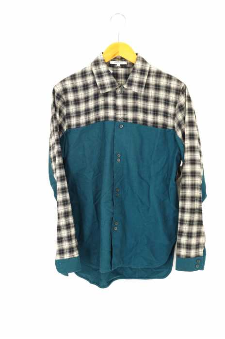 CARVEN （カルヴェン） チェック柄 切替シャツ メンズ トップス