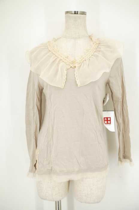 YOiM furfur （ヨインファーファー） カットレースフリルトップス レディース トップス