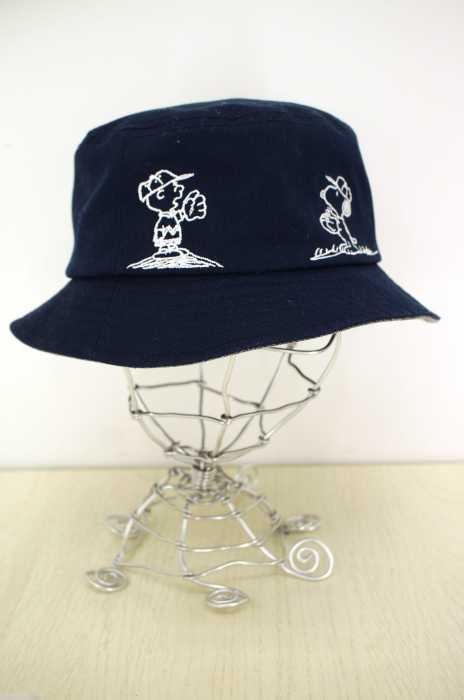 OUTDOOR PRODUCTS×PEANUTS (アウトドアプロダクツ×ピーナッツ) 刺繍入りバケットハット レディース 帽子