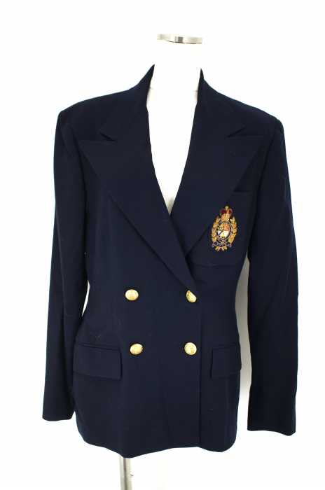RALPH LAUREN （ラルフローレン） ワッペン付き　ダブル MADE IN USA レディース アウター